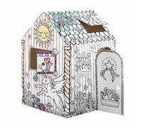 Bankers Box 1232401 casetta da colorare per bambini Casa degli unicorni, in robusto cartone ondulato 100% riciclabile FSC