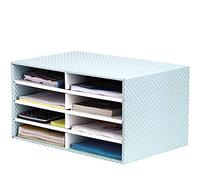 BankersBox Schreibtisch Organizer A4 8 Facher grun NUOVO