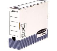 Fellowes Bankers Box Scatola per fascicoli definitivi 80 mm A4 - Assemblaggio rapido automatico - Certificazione FSC in cartone