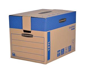 Bankers Box Transit Scatola Traslochi Extra Grande Fast Fold, Set da 5 Pezzi