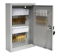 BankSupplies STEELMASTER Fort Knox 30 - Armadietto portachiavi con doppia serratura, struttura in acciaio saldato calibro 22, resistente ai graffi, etichette scrivibili per una facile identificazione