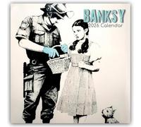 Banksy 2026 - 16-Monatskalender: Original Gifted Stationery-Kalender [Mehrsprachig] [Kalender]