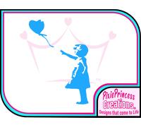 Banksy E Bambina Palloncino Vinile Adesivo Murale Poster Auto Casa Decorazione