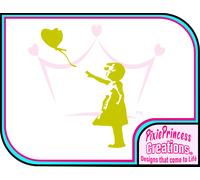 Banksy E Bambina Palloncino Vinile Adesivo Murale Poster Auto Casa Decorazione