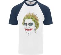 Banksy La Regina Che Si Fa Passare Per Il Joker Maglietta Da Baseball S/S Uomo