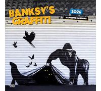 Banksy's Graffiti 2026 - 16-Monatskalender: Original BrownTrout-Kalender [Mehrsprachig] [Kalender]
