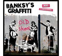 Banksy's Graffiti Official 2027 7 X 14 Inch (Hanging) Monthly Mini Wall Calendar