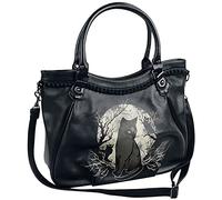 Banned Alternative Hecate In Full Moon Donna Borsetta nero/bianco 100% poliuretano
