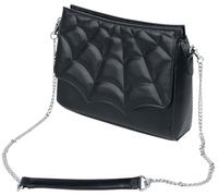 Banned Alternative Mabris Shoulder Bag Donna Borsetta nero/argento 100% poliuretano
