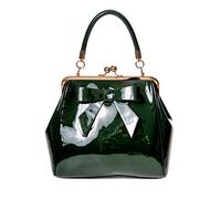 Banned Dancing Days American Vintage Rockabilly Retro 50s Top Handle Bag Handbag - Green (One Size)