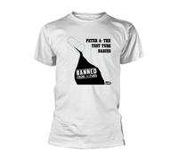 BANNED FROM THE PUBS (WHITE) T-Shirt PETER & THE TEST TUBE BABIES