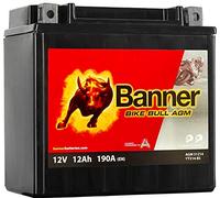 Batteria moto senza manutenzione Banner Bike Bull AGM 512 14/BTX14-BS - YTX14-BS 12V, 12Ah, 200A