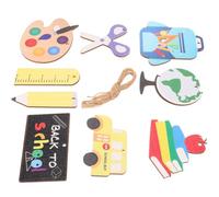 Banner Appesi per Aula Scolastica 9 Pezzi in Carta Decorazioni Scuola Stili multipli