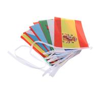 Banner Bandiere Nazionali in Poliestere per Sport | Colori Vivaci e Superficie Liscia, Resistente allo Sbiadimento, Decorazione per Interno ed Esterno