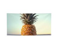 Banner Banner per interni ed esterni cartello personalizzato ananas frutta Banner per feste Segni riutilizzabili Cartello vuoto 300D Poliestere Decorazione Banner per la decorazione del partito