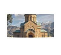 Banner Banner per interni ed esterni cartello personalizzato Chiesa armena Banner per feste Segni riutilizzabili Cartello vuoto 300D Poliestere Decorazione Banner per la decorazione del partito