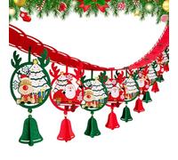 Banner Christmas - 300cm HolidayFelt Wall Decor | Decorative String Flag Bunting, Festive Room Decor For Office School Church Fireplace Mantle And Front Porch