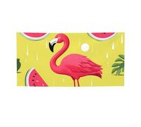 Banner con fenicottero e anguria stampa bandiera per interni ed esterni banner e cartelli personalizzati poster sfondo fotografico sfondo per affari, lauree, matrimoni, eventi, decorazione, medio