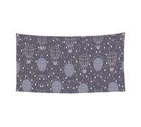 Banner con stampa mongolfiera su un lato per decorazioni festive, compleanni, anniversari, matrimoni, festività