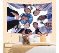 Banner da appendere a parete decorativo per la stanza, con stampa della bandiera e scritta "House M.D. House The Doctor A Group Of Doctors Are Watching You Flag Meme Flag Music Wall Hanging Tapestry R