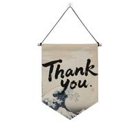 Banner da appendere alla parete beige con striscioni telescopici per aste decorative da appendere per festival e giorni speciali