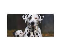 Banner dalmata cane stampa bandiera per interni ed esterni banner per feste e cartelli poster personalizzato sfondo fotografico sfondo per affari laurea matrimonio evento decorazione media