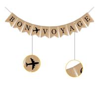 Banner Decorativo Bon Voyage in Juta per Feste Nautiche