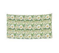 Banner decorativo per feste con stampa di margherite per tutte le occasioni, riutilizzabile, facile da appendere