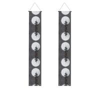 Banner decorativo per feste di laurea con albero di pino lunare, adatto per uso interno ed esterno, un must per celebrare la laurea