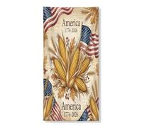 Banner decorativo per porta Cornucopia del Ringraziamento, stile vintage autunnale, per interni ed esterni, decorazione per feste autunnali, 91 x 182 cm