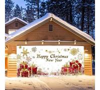Banner decorativo per porta di Natale, date al vostro garage un tocco festivo con il nostro striscione di Natale indispensabile. Lasciate che questo Natale attirerà tutti gli sguardi su di sé. (B, 400