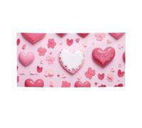 Banner di benvenuto a forma di cuore bandiera festa fotografia sfondo bandiera decorazioni festa di compleanno decorazione da parete segno puntelli foto bandiera banner per recinzione giardino