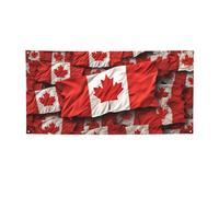 Banner di benvenuto Bandiera per feste Sfondo Fotografia Sfondo Banner Bandiera Canadese Segnale Puntelli Foto Banner per Recinzione Compleanno Giardino Forniture Bomboniere Decorazione da Parete