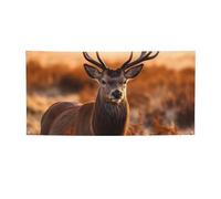 Banner di benvenuto Bandiera per feste Sfondo Fotografia Sfondo Banner Corna Cervo Rosso Segnale Puntelli per Foto Banner per Recinzione Compleanno Giardino Forniture per Feste Bomboniere Decorazione