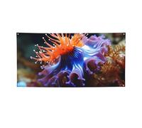 Banner di benvenuto Bandiera per feste Sfondo Fotografia Sfondo Banner Nudibranch Segno Puntelli Foto Banner per Recinzione Compleanno Giardino Forniture Bomboniere Decorazione da Parete Bandiera 180