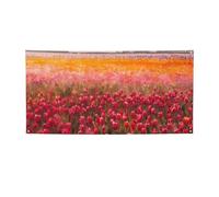 Banner di benvenuto Fiori Fioriti Campo Festa Bandiera Fotografia Sfondo Bandiera Decorazioni Festa di Compleanno Decorazione da Parete Segno Puntelli Foto Bandiera Banner per Recinzione Giardino