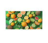 Banner di benvenuto Frutti tropicali Bandiera per feste Fotografia Sfondo Bandiera Decorazioni Festa di Compleanno Decorazione da Parete Segnale Foto Puntelli Bandiera Banner per Recinzione Giardino