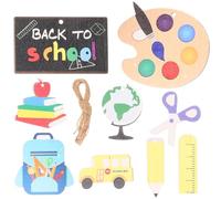 Banner di Benvenuto Scuola 9 Pezzi in Carta per Aula e Porta Stili multipli | Banner Scuola, Decorazioni Scuola per Foto Sfondo, Festoni da Appendere in Classe per Rami e Porte Stile Casuale