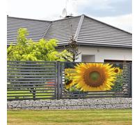 Banner di buon compleanno cartello decorazione per feste sfondo benvenuto bandiera da appendere Il più bello girasole Banner grandi banner per recinzione esterna giardino vacanza sfondo decorazioni di