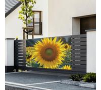 Banner di buon compleanno cartello decorazione per feste sfondo benvenuto bandiera da appendere Il più bello girasole Banner grandi banner per vacanze all'aperto decorazioni di buon compleanno 180 x