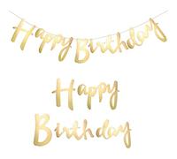 Banner di Buon Compleanno (Oro)