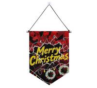 Banner di buon Natale da appendere con asta telescopica display pin banner banner festa banner e decorazioni per Festival e giorno speciale