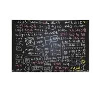 Banner di formula matematica personalizzato grandi banner per Lndoor segni per feste all'aperto con quattro fori rotondi in metallo banner segno per decorazione festa aziendale