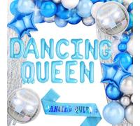 banner di palloncini dancing queen decorazione per feste mamma mia decor