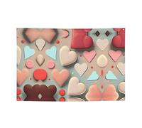 Banner e bandiere stampate con motivo d'amore, sfondi da appendere, adatti per forniture per feste e decorazioni per la casa.