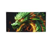 Banner e cartelli con drago cinese bandiere da appendere alla parete Banner personalizzato per feste con 4 fori sfondo con testo fotografico sfondo per feste di compleanno per interni ed esterni