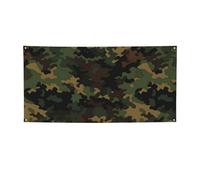 Banner e cartelli con motivo mimetico per esterni e interni, decorazione per feste, striscione personalizzato con occhielli per compleanno sfondo poster sfondo fotografico per eventi di nozze piccolo