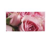 Banner e cartelli con rose per esterni e interni, decorazione per feste, striscione personalizzato con occhielli sfondo di compleanno cartello poster sfondo fotografico per eventi di nozze piccolo