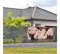 Banner e cartelli da appendere alla parete con scritta "Cupcake and Muffin", con corda da appendere, 61 x 119 cm, per feste, per interni ed esterni, Capodanno, laurea, matrimonio, festa di compleanno