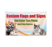 Banner e cartelli personalizzati per esterni e interni, crea il tuo banner personalizzato con foto testo logo slogan per aziendali, mostre, eventi, feste di compleanno, laurea, matrimonio (stile 01)